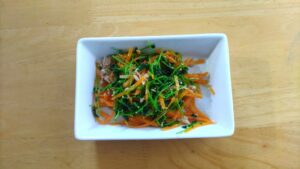 豆苗ナムル